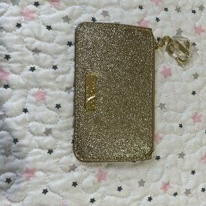 Jimmy Choo Gold Glitter Coin Purse
